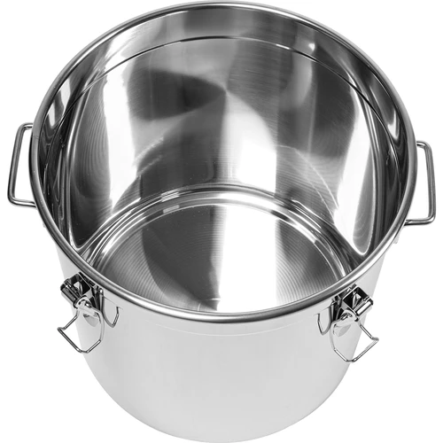 Stainless steel fermenter 30 L - 6 ['container with lid', ' winemaking', ' brewing', ' fermentation vessel', ' for fermentation']