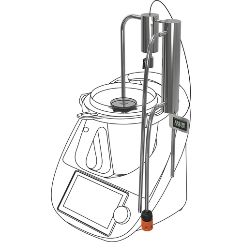 Still for food processor  - 1 ['Browin still', ' still for food processor', ' still with condenser and clarifier', ' distilling with the use of food processor', ' distilling with food processor', ' pure distillate', ' distillation set', ' set for distilling', ' expandable distillation set', ' additional use of food processor']