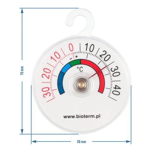 Thermometer for refrigerators and freezers  (-35°C to +45°C) Ø 5cm - 2 ['bimetallic thermometer', ' kitchen thermometer', ' cooking thermometer', ' thermometer for refrigerators', ' refrigerator thermometer', ' freezer thermometer', ' cooler thermometers', ' refrigerator thermometers', ' thermometers for refrigerators']