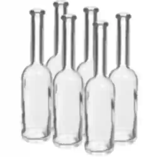100 ml glass bottle with cork top KK14/10 , 6pcs.