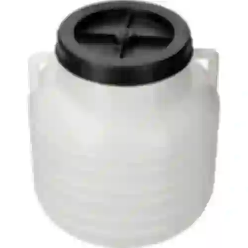 10l Barrel / Drum with handles , white colour