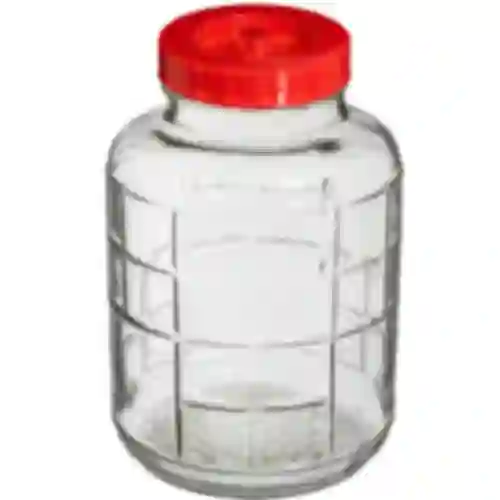 15l glass carboy with nylon straps and plastic cap for wine making, preserving
