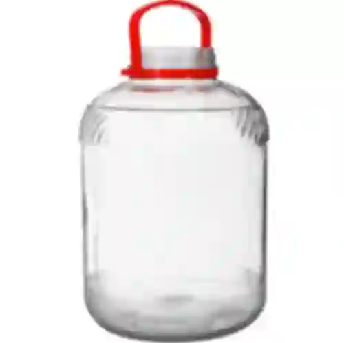 15l glass jar with plastic cap