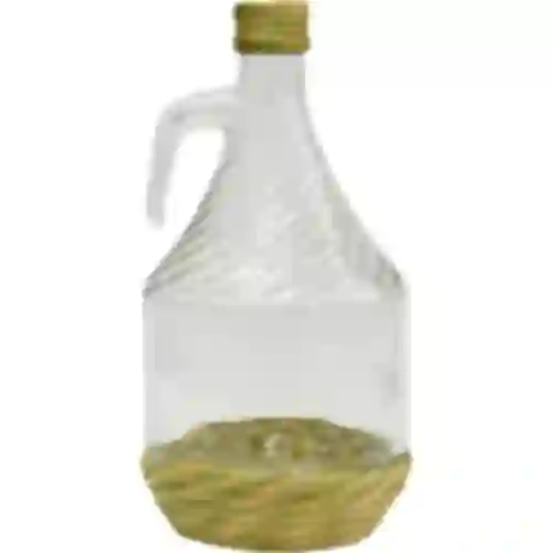 1l wicker wrapped carboy / gallon with screw cap "Dama"