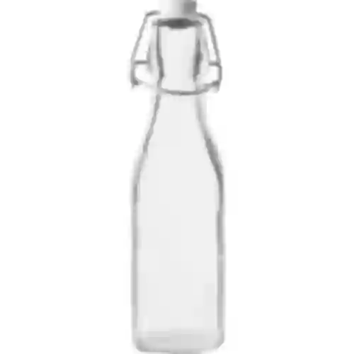250ml Square glass swing top bottle