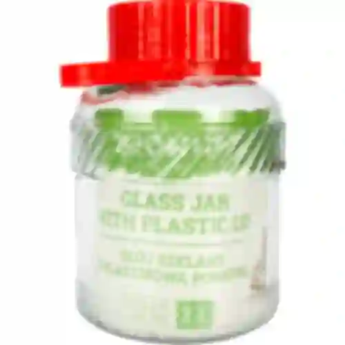 2l glass jar with plastic cap