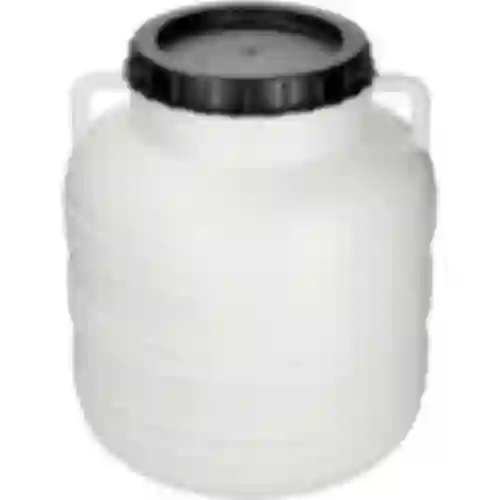 30 L Barrel / Drum with handles , white colour