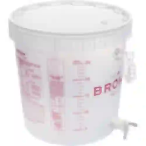 30 L fermentation container with a lid, tap and shatterproof angled airlock