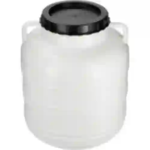 40l Barrel / Drum with handles , white colour