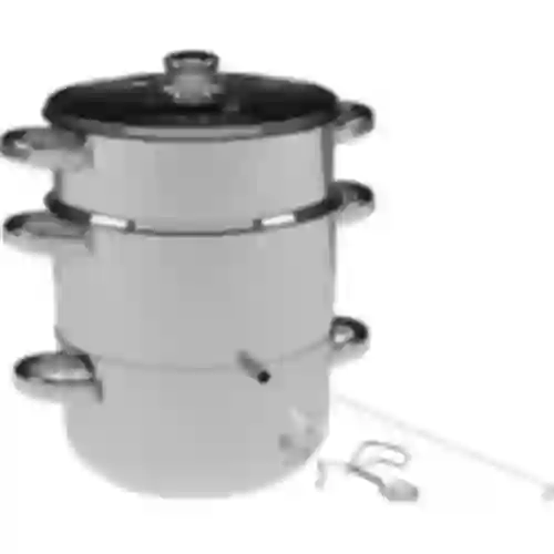 5,2 L Stainless steel steam juicer with setam cooker