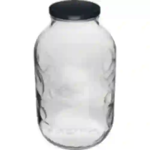 5 L jar with coloured screw lid Ø100