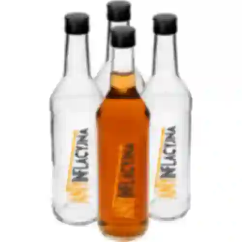 500 ml bottle with screw cap, with “Anti-inflation” print, 4 pcs