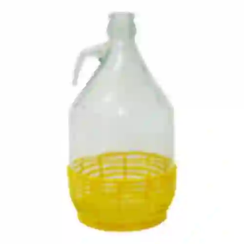 5l glass carboy / gallon with handle "Dama"