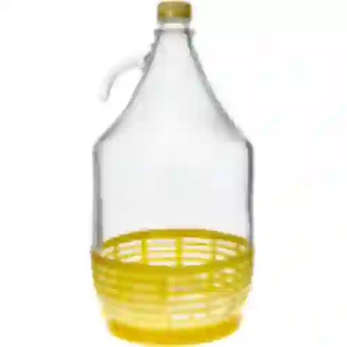 5l glass carboy / gallon with screw cap "Dama"