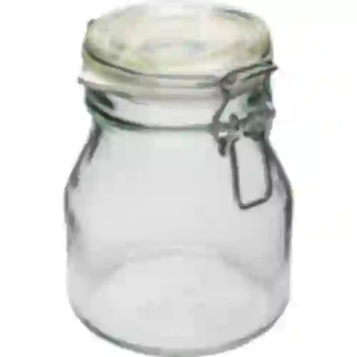 790 ml Comfort round swing top glass jar