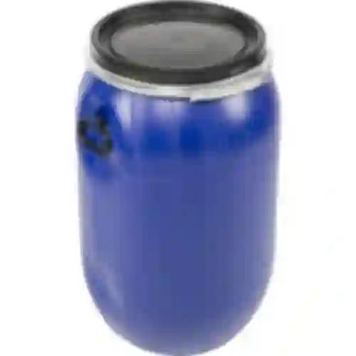 80 L Barrel / Drum with clamp ring, blue colour