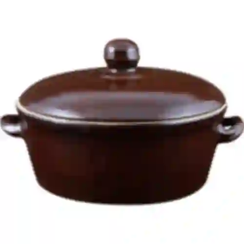 800ml Stoneware / ceramic crock lard pot with lid