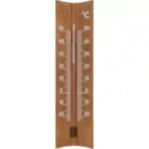 A room thermometer with a pattern (-20°C to +50°C) 15cm, bronze