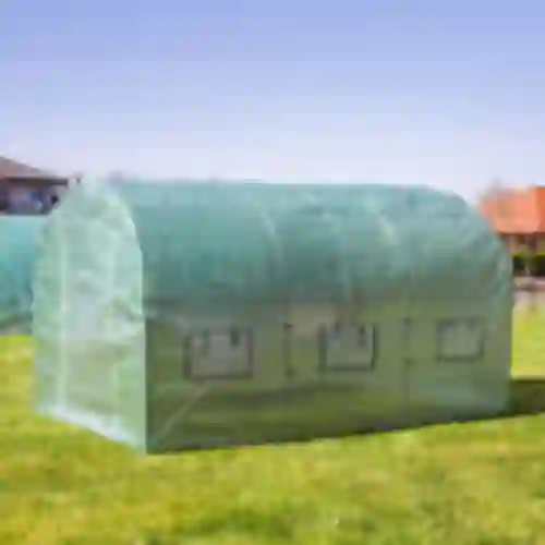 Backyard greenhouse (plastic) 2x4.5x2 m
