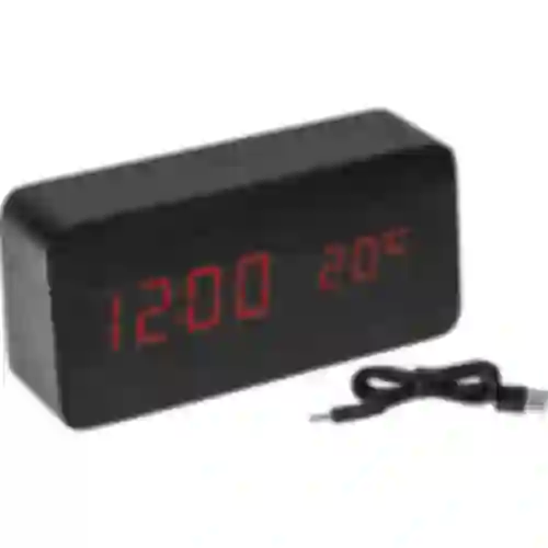 Electronic thermometer with an alarm clock