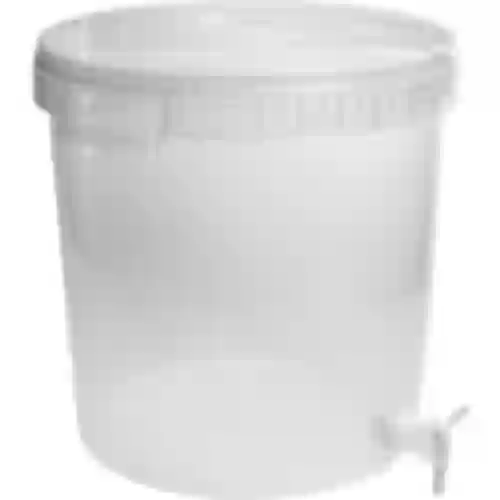 Fermentation container with a tap and a lid, 30 L