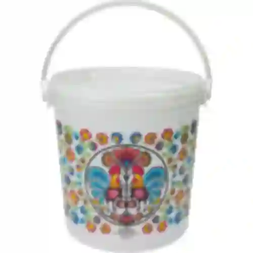 Food bucket "GWIOZDA" 10 L with lid