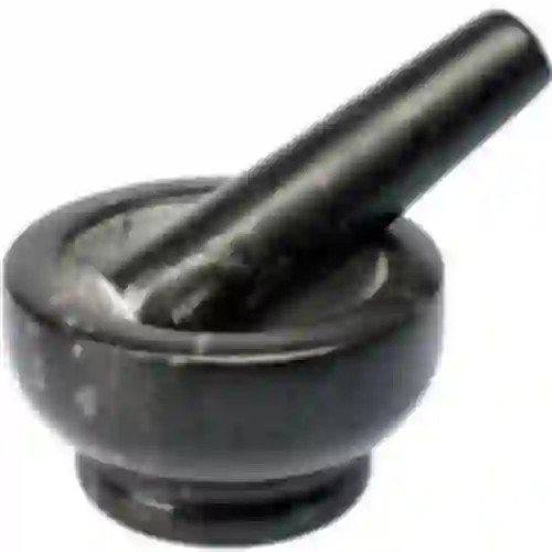 Granite mortar with pestle, 10cm
