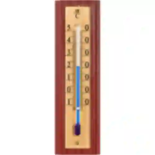 Indoor thermometer with a golden scale (-10°C to +50°C) 12cm, mix