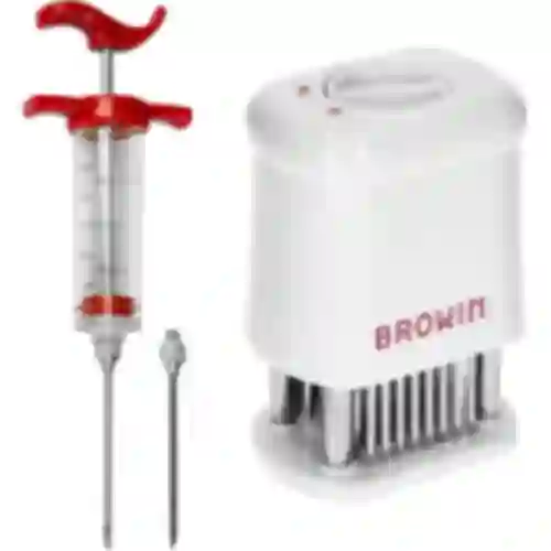 Injector 30 ml + 2 needles + meat tenderiser
