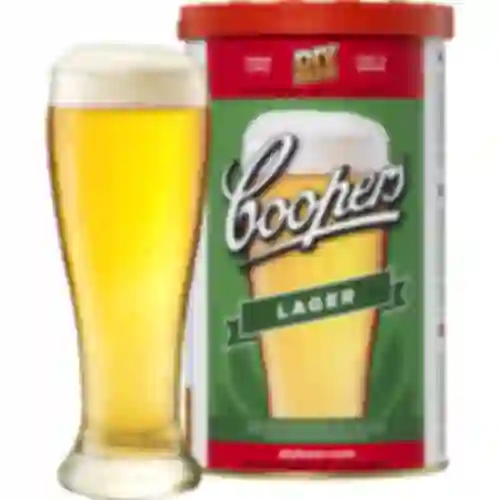 Lager Coopers beer concentrate 1,7kg for 23l of beer