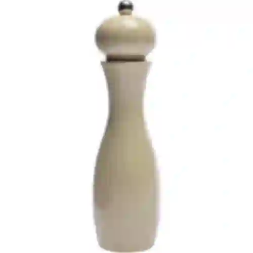 Manual salt and pepper grinder, 18 cm, almond