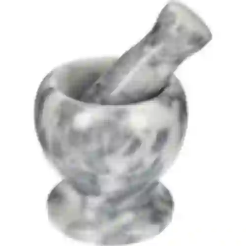 Marble kitchen mortar, grey, Ø 10.5 cm