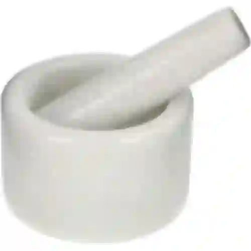 Marble kitchen mortar, white, Ø 10 cm