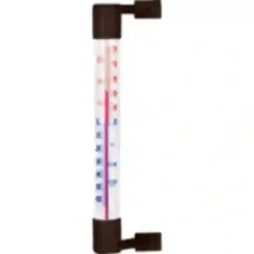 Outdoor window thermometer, brown (-50°C to +50°C) 18cm