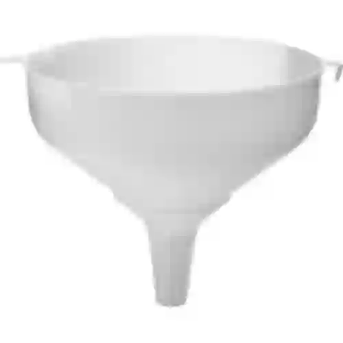 Plastic funnel  Ø25/26 cm , white