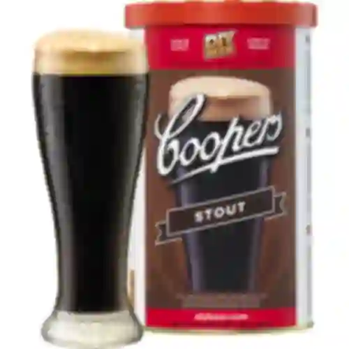Stout Coopers beer concentrate 1,7kg for 23l of beer