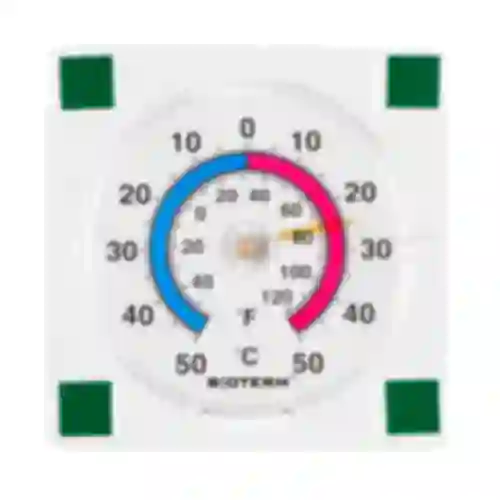 Universal, self-adhesive transparent thermometer (-50°C to +50°C)
