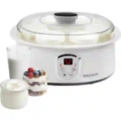 Yoghurt maker with a thermostat and jars, 1.3 L, 20 W
