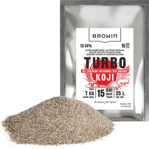 Turbo Koji distiller’s yeast, 50 g (no mashing!) - 3 ['Koji yeast', ' Koji fungus', ' rye vodka', ' potato vodka', ' cold mashing', ' yeast for alcohol', ' moonshine yeast', ' distiller’s yeast', ' no mashing', ' yeast for rye', ' for whiskey', ' yeast for whisky', ' yeast for whiskey']