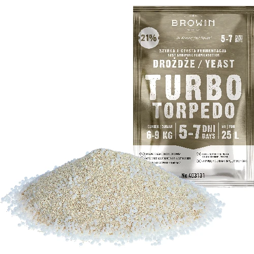 Turbo Torpedo 5-7 days distiller’s yeast, 21% - 4 