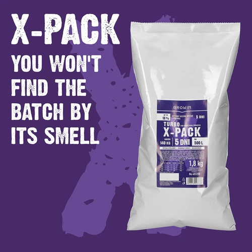 Turbo X-Pack Yeast 1,8 kg - Professional Grade for large batches - 6 ["distiller's yeast", ' alcohol yeast', ' turbo yeast', ' 18% yeast', ' yeast for moonshine', ' for homemade spirits', ' distillation yeast for 500 liters', ' large batches', ' clean fermentation', ' sugar washes', ' fermentation', ' sugar-based washes', ' stable fermentation', ' pleasant aroma during fermentation', ' easy clarification', ' distillation', ' X yeast', ' Browin yeast', ' 1.8 kg yeast', ' alcohol yeast', ' recommended yeast', ' high-quality yeast', ' dried yeast with nutrients', ' easy wash clearing', ' large yeast package']