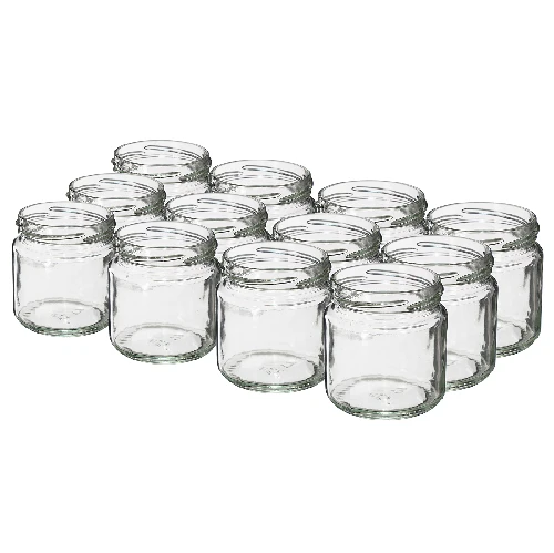 Twist-off jar 212 ml, Ø66 - 12 pcs - 2 ['200 mL glass jar', ' 212 mL jar', ' small glass jars', ' small jars', ' jars with twist-off lids', ' small glass jars', ' jars for preserves', ' small jars for jam', ' jar twist-off lid fruit', ' jar for seasonings', ' jar for preserves']