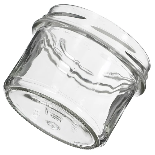 Twist-off jar 235 ml with a colour Ø82/6 lid - 6 pcs - 4 ['glass jar', ' decorative cap', ' for preserves', ' for preserves', ' for jams', ' set of jars']