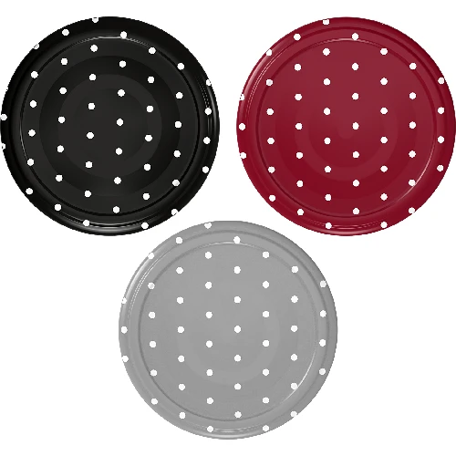 Twist-off lid fi 53 with dot patternt - 10 pcs  - 1 ['twist-off lid', ' dot-patterned twist-off lid', ' jar twist-off lids', ' dot-patterned twist-off lids', ' small twist-off lids', ' twist-off lids for preserves', ' twist-off lids for jars', ' colourful twist-off lids', ' decorative twist-off lids', ' decorative caps']