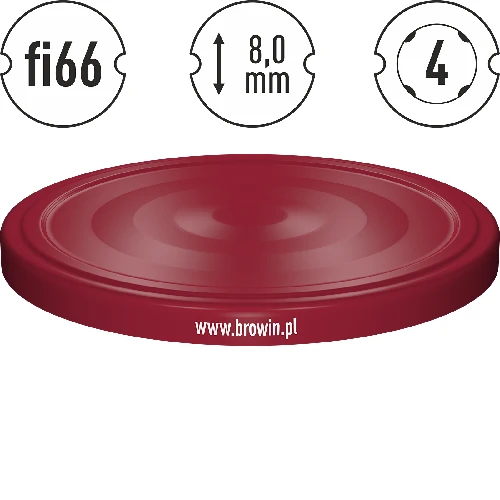 Twist off Maroon lid Ø 66- 10 pcs. - 4 ['jar lids', ' 4-lug jar lid', ' screw cap', ' maroon jar lid', ' jar lid', ' jar lid', ' jar lid', ' jar lid', ' jar lid fi 66', ' 4-lug jar lid', ' twist off jar lid', ' TO jar lid', ' TO jar lid', ' 10pcs']