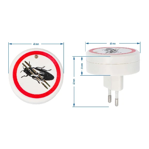 Ultrasonic insect repeller - for home use - 6 ['repeller', ' fly repeller', ' ultrasonic repeller', ' electric repeller', ' insect repeller']