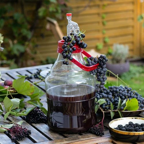 Unbreakable Demijohn - 10 L with handle - 8 ['demijohns', ' shatterproof demijohns', ' 10l demijohns', ' beer container', ' beer demijohns', ' fermenter', ' fermentable', ' unbreakable demijohns', ' wide mouth demijohns', ' balloon holder']