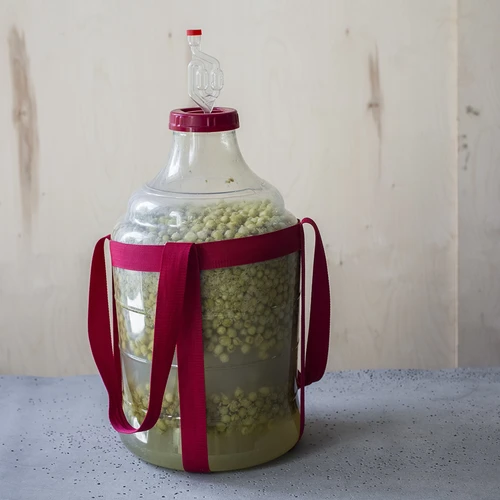 Unbreakable Demijohn - 20 L with braces - 13 ['demijohns', ' shatterproof demijohns', ' 20l demijohns', ' beer container', ' beer demijohns', ' fermenter', ' fermentable', ' unbreakable demijohns', ' wide mouth demijohns', ' balloon holder']