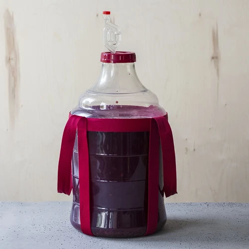 Unbreakable Demijohn - 20 L with braces - 16 ['demijohns', ' shatterproof demijohns', ' 20l demijohns', ' beer container', ' beer demijohns', ' fermenter', ' fermentable', ' unbreakable demijohns', ' wide mouth demijohns', ' balloon holder']