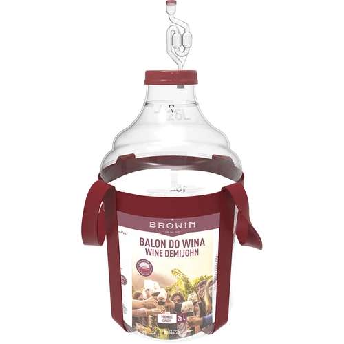 Unbreakable Demijohn - 25 L with braces - 2 ['demijohns', ' shatterproof demijohns', ' 25l demijohns', ' beer container', ' beer demijohns', ' fermenter', ' fermentable', ' unbreakable demijohns', ' wide mouth demijohns', ' balloon holder']